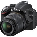 Appareil Photo Nikon D3200 Noir + Obj. Nikkor AF-S DX VR 18 – 55 mm f/3.5 – 5.6 série G
