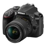 Appareil Photo ,Reflex Nikon D3400 + Objectif Nikkor AF-P 18-55 mm VR Noir